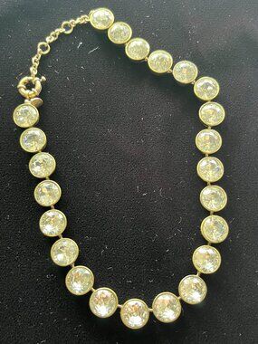 JCrew Brulee Smokey Quartz Crystal Iridescent Necklace